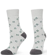 HUE Christmas Cabin Cozy Crew Socks, 2 Pack