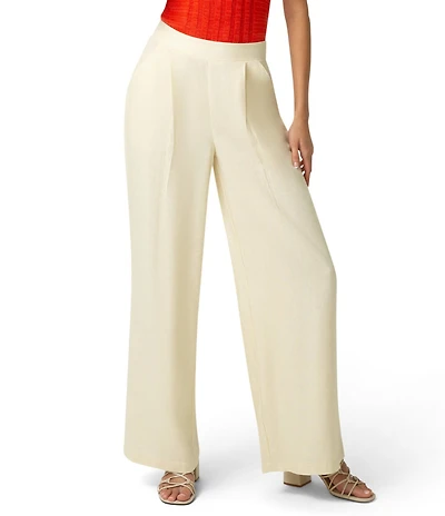 HUE Coastal Linen Palazzo Pants