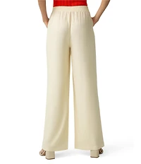 HUE Coastal Linen Palazzo Pants