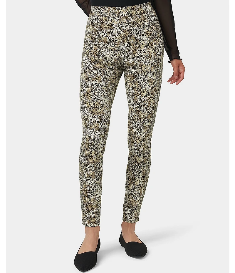 HUE Ditsy Animal Denim Leggings