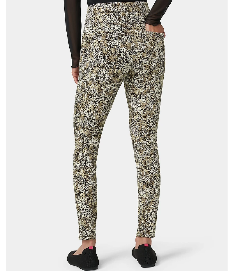 HUE Ditsy Animal Denim Leggings