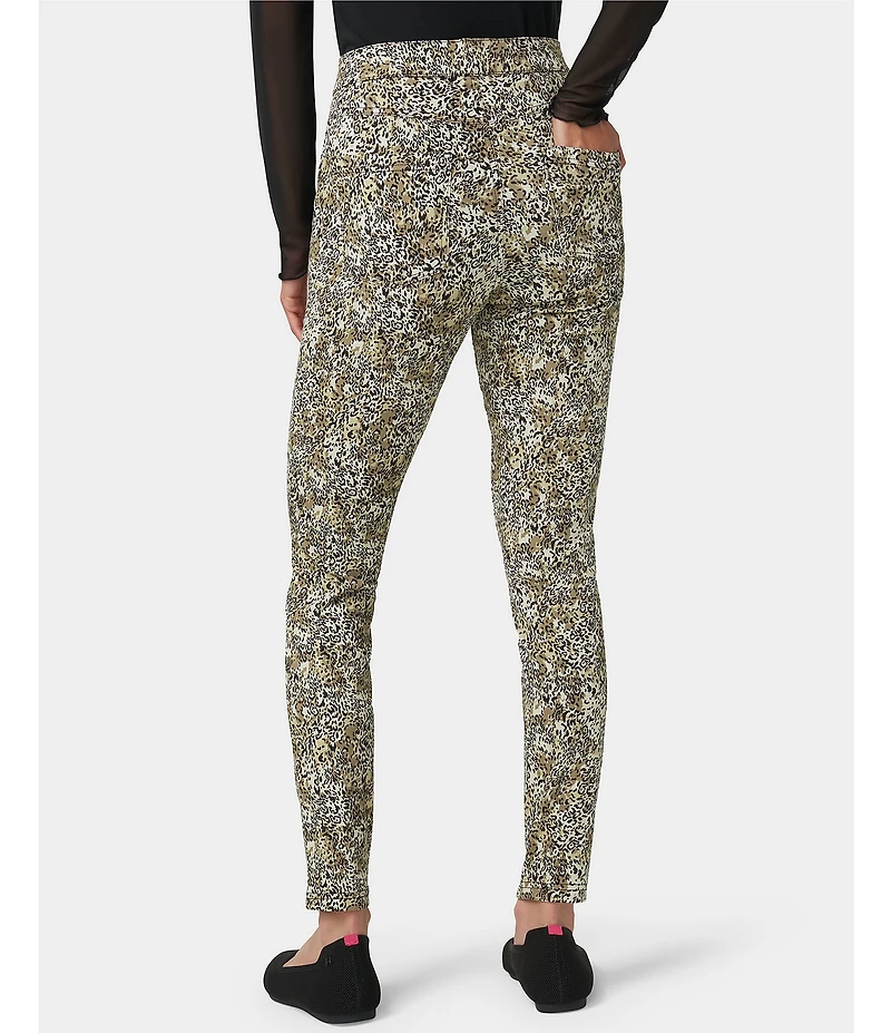 HUE Ditsy Animal Denim Leggings