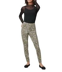 HUE Ditsy Animal Denim Leggings