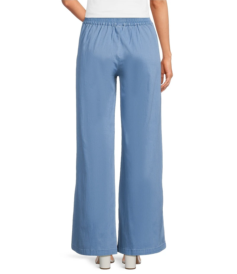 HUE Fluid Denim Palazzo Pant