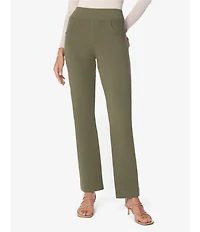 HUE Game-Changing High Rise Denim Straight Leggings