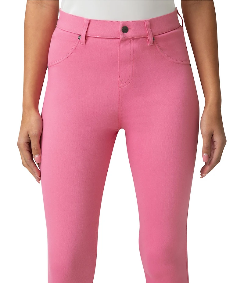 HUE Hi-Rise Ultra Soft Denim Capri Leggings