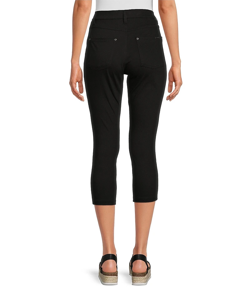 HUE Hi-Rise Ultra Soft Denim Capri Leggings