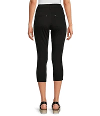 HUE Hi-Rise Ultra Soft Denim Capri Leggings