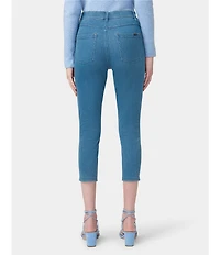 HUE Hi-Rise Ultra Soft Denim Capri Leggings