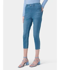 HUE Hi-Rise Ultra Soft Denim Capri Leggings