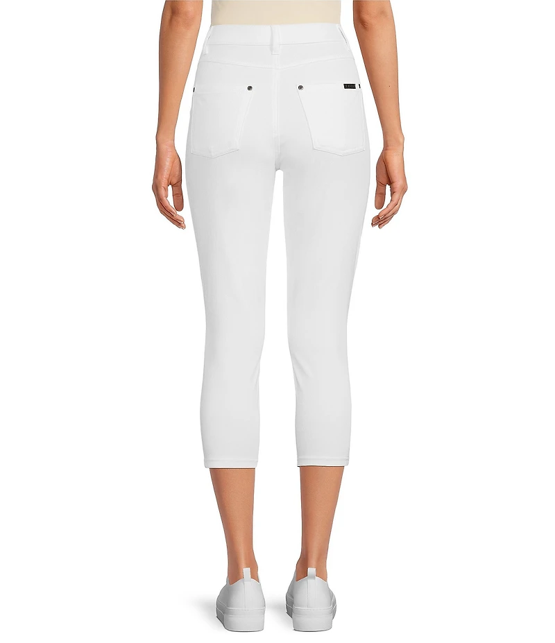 HUE Hi-Rise Ultra Soft Denim Capri Leggings