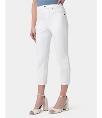 HUE Hi-Rise Ultra Soft Denim Capri Leggings