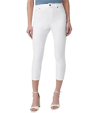 HUE Hi-Rise Ultra Soft Denim Capri Leggings