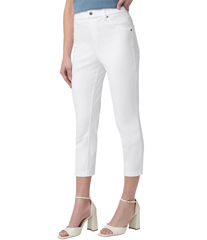 HUE Hi-Rise Ultra Soft Denim Capri Leggings