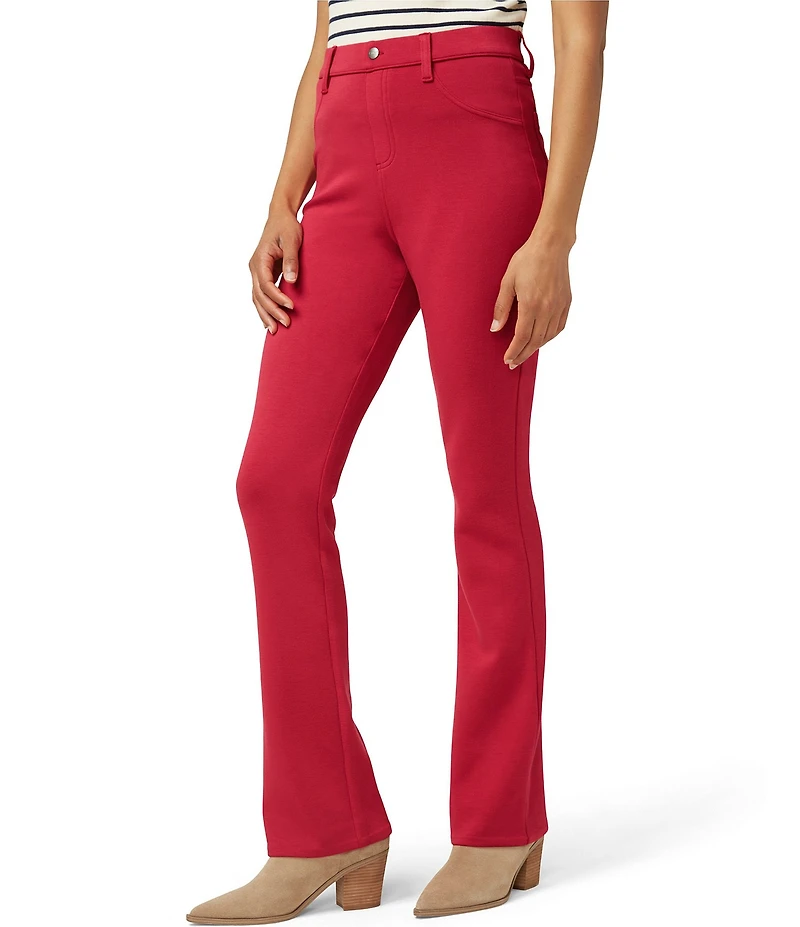 HUE High Rise Slim Double Soft Jersey Baby Bootcut Leggings