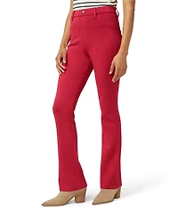 HUE High Rise Slim Double Soft Jersey Baby Bootcut Leggings