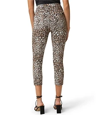 HUE Leopard Ultra Soft Denim Capri Leggings