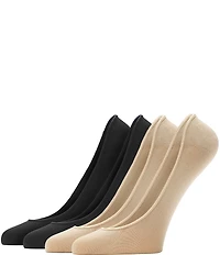 HUE Microfiber Cushioned Liner Socks, 4 Pack