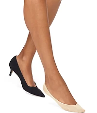 HUE Microfiber Cushioned Liner Socks, 4 Pack