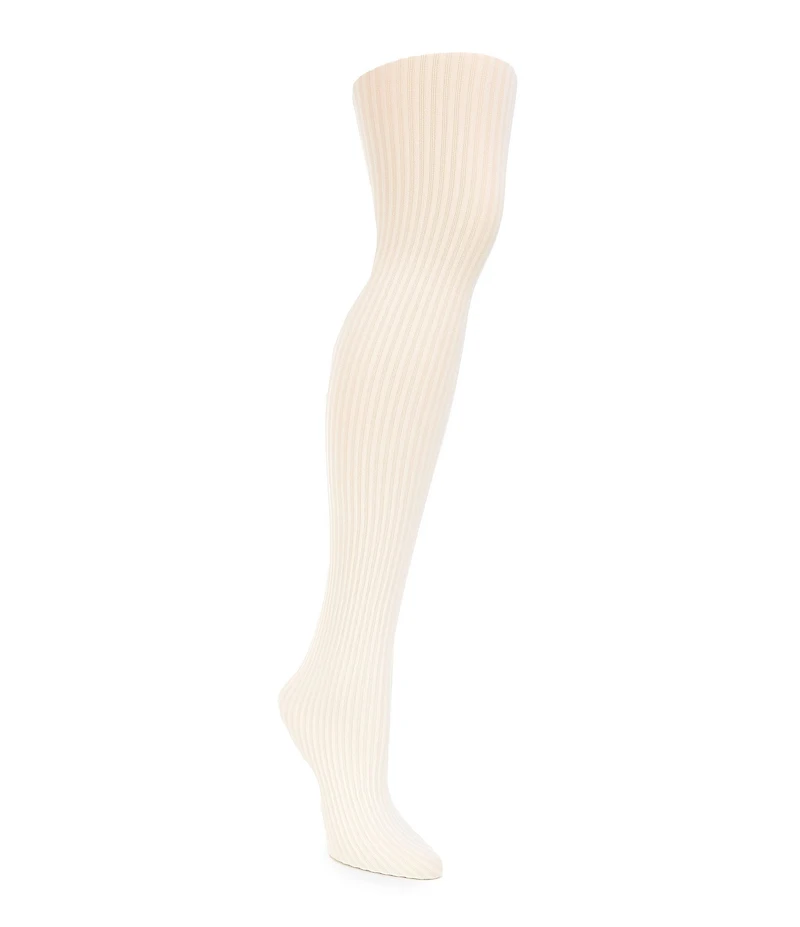 HUE Opaque Sheer Ribbed Tights