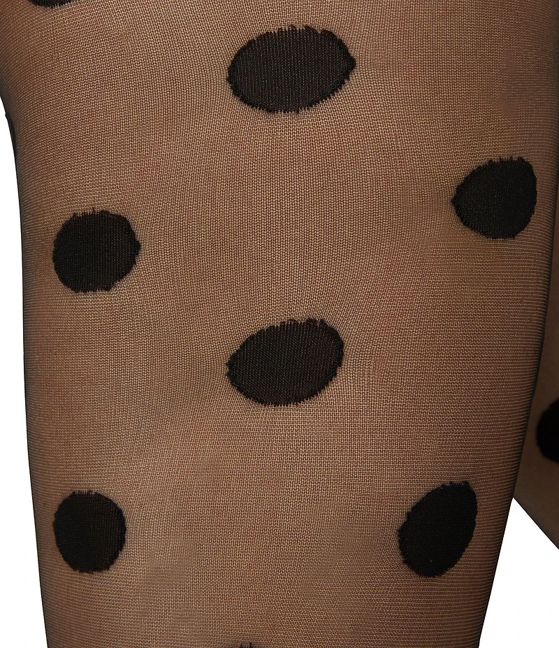 HUE Oversized Dot Sheer Tights