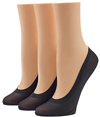 HUE Perfect Edge Liner Super Soft Socks, 3-Pack