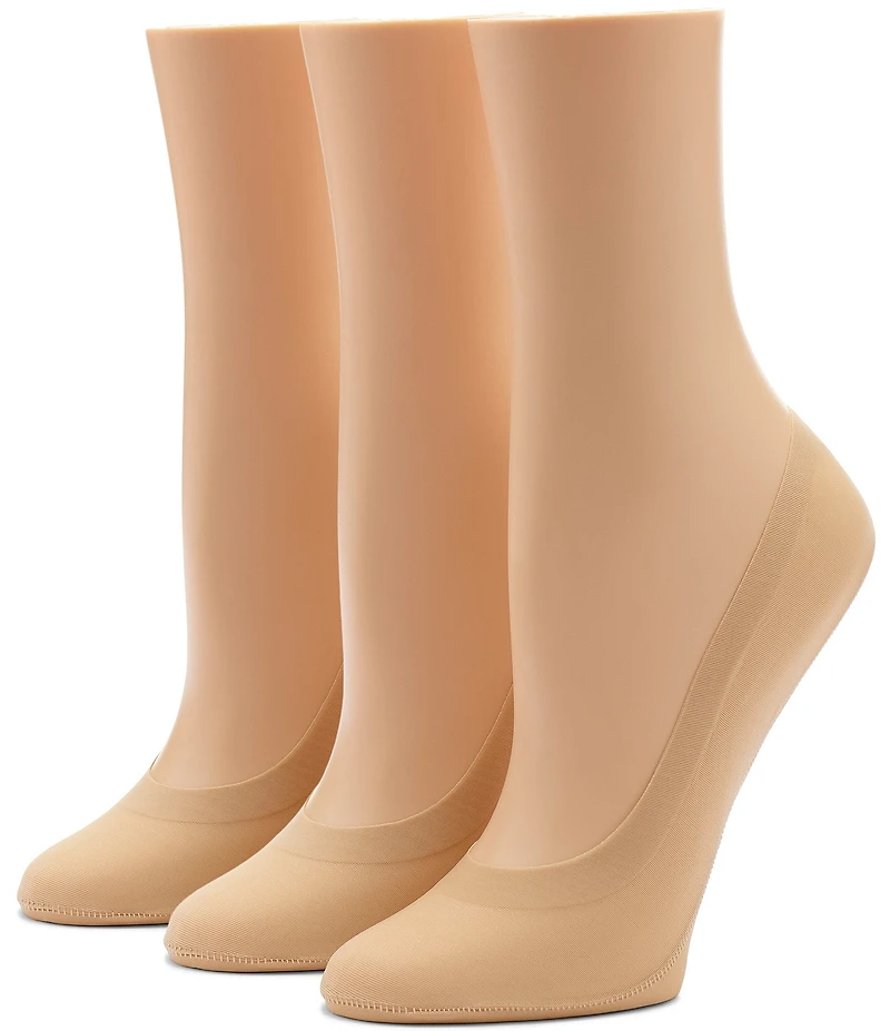 HUE Perfect Edge Liner Super Soft Socks, 3-Pack