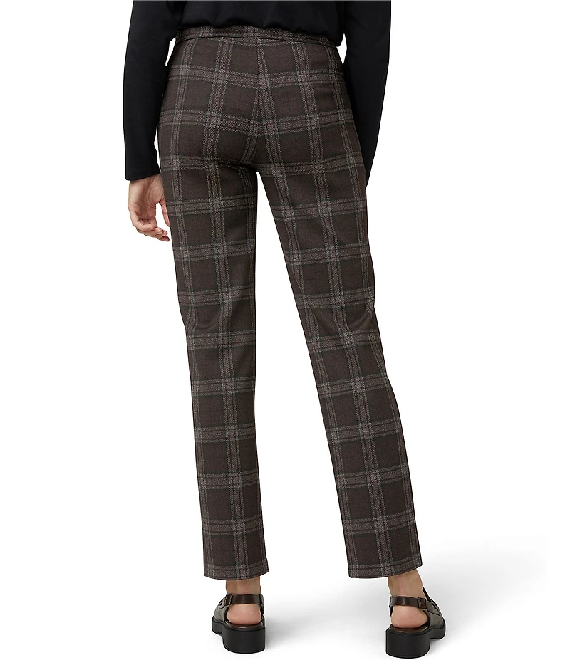 HUE Plaid Pull-On Trouser Leggings