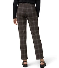 HUE Plaid Pull-On Trouser Leggings