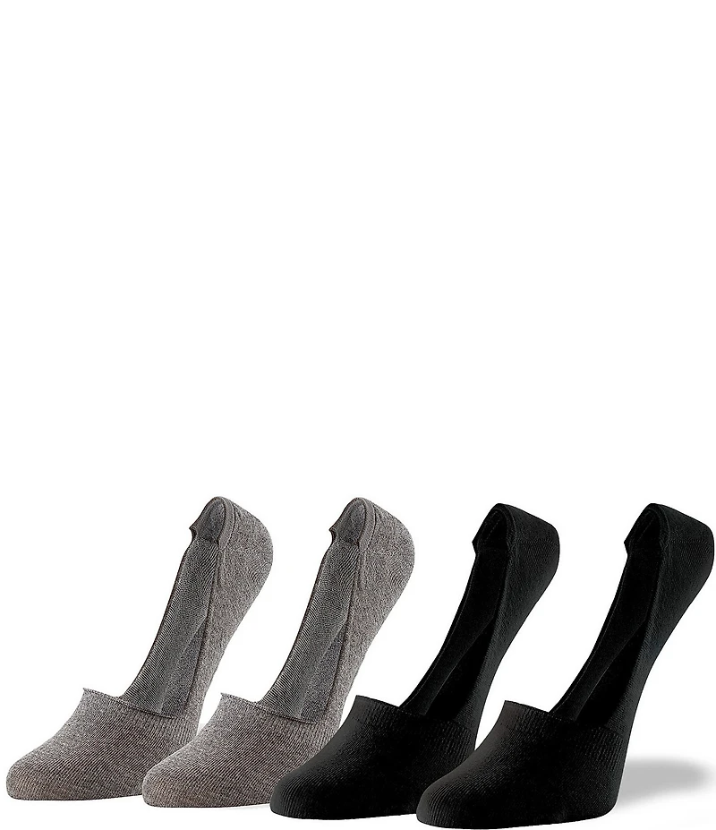 HUE Sneaker Liner Socks, 4 Pack