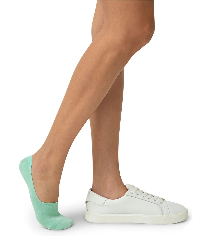 HUE Sneaker Liner Socks, 4 Pack