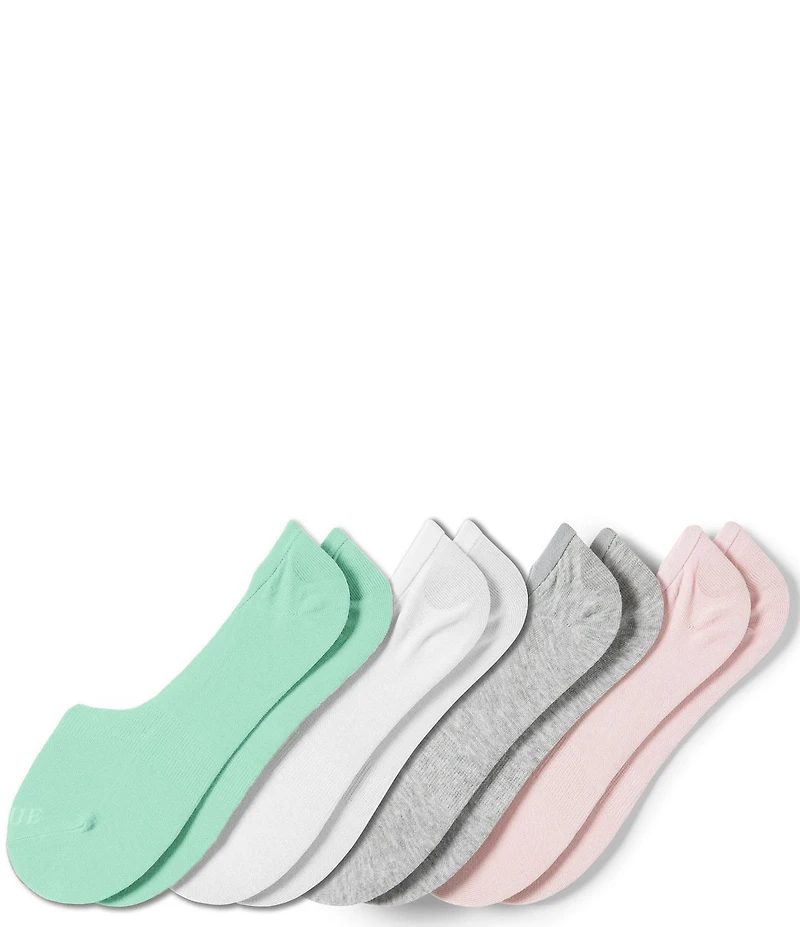 HUE Sneaker Liner Socks, 4 Pack