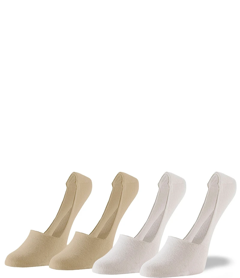 HUE Sneaker Liner Socks, 4 Pack