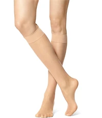 HUE Sheer Knee Highs, 2 Pack