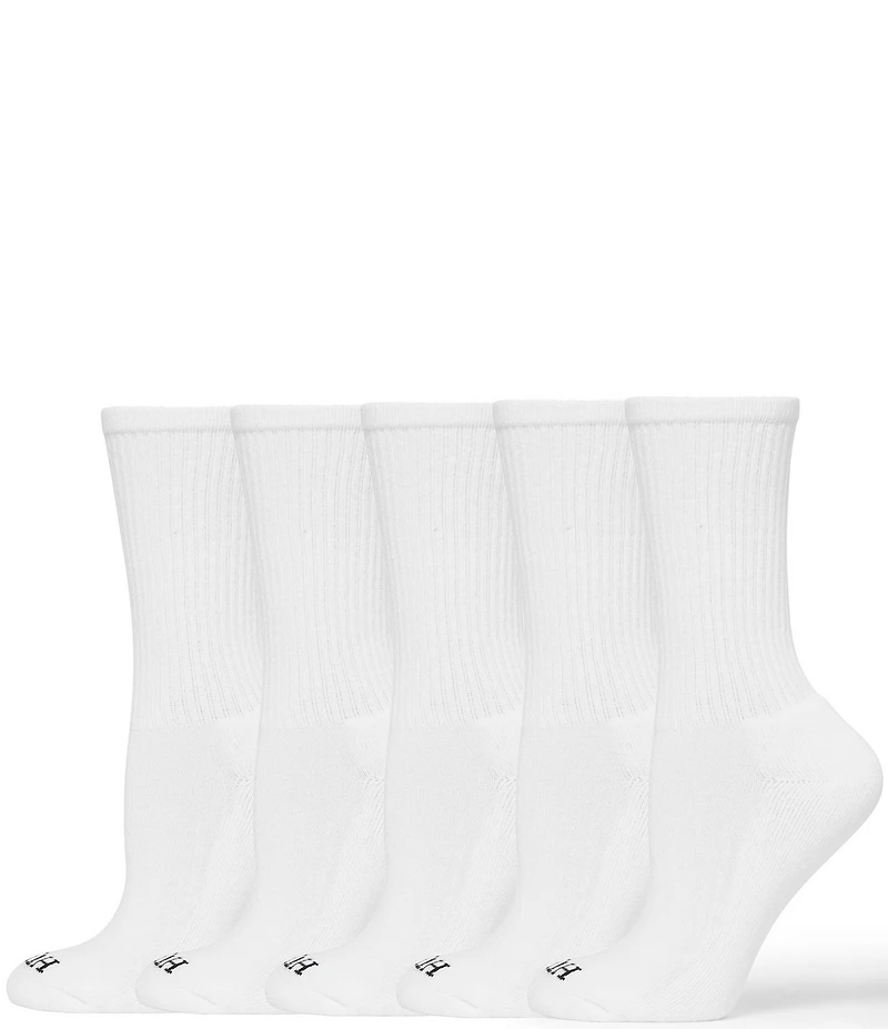 HUE Sport Crew Sock, 5 Pack