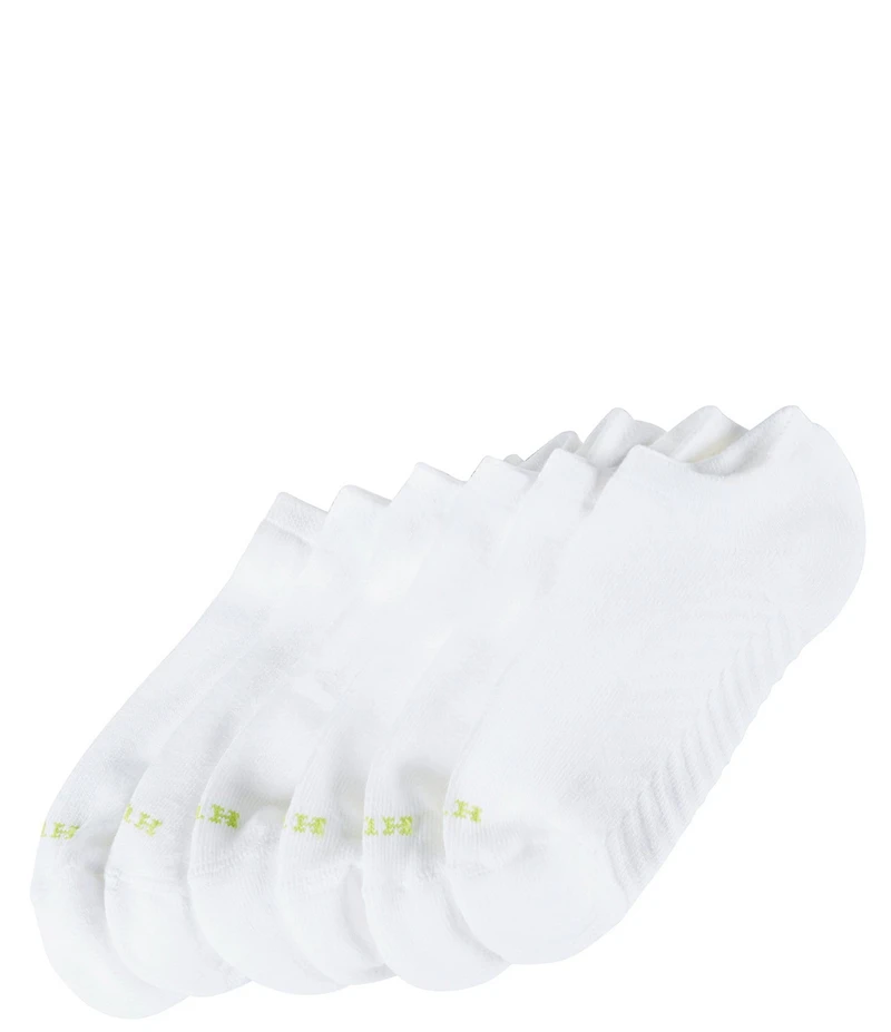 HUE Sport Massaging Liner Socks, 6 Pack
