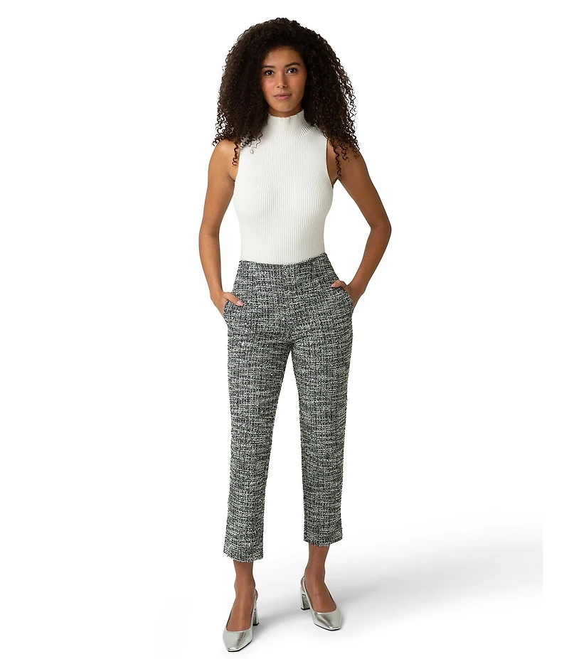 HUE Stretch Boucle Skimmer Cropped Leggings