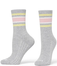 HUE Striped Air Cushion Sport Crew Socks, 3 Pack