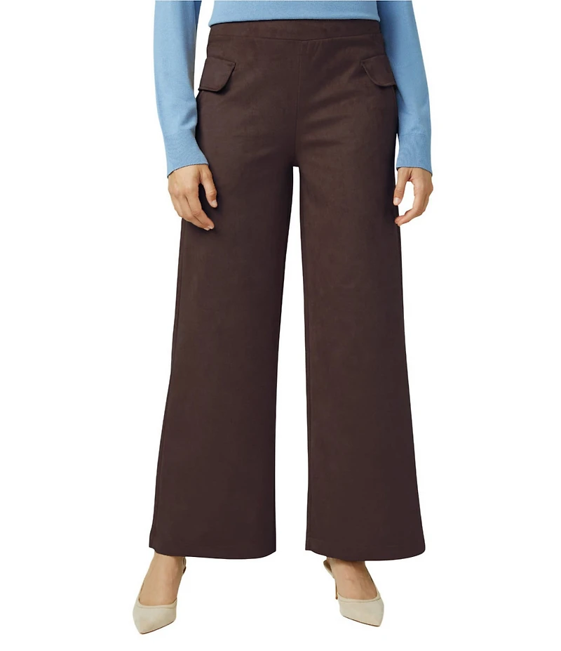 HUE Suede Wide Leg Pant