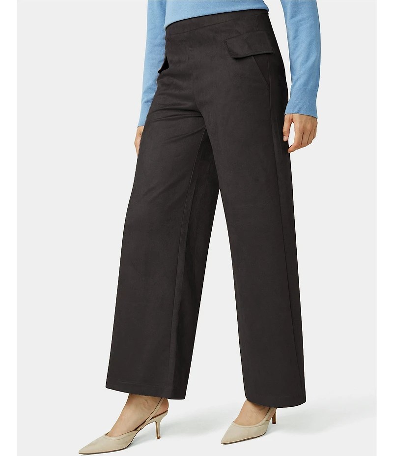 HUE Suede Wide Leg Pant