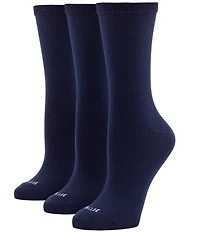 HUE Super Soft Crew Socks, 3-Pack