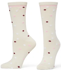 HUE Super Soft Dot Crew Socks, 3-Pack