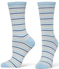 HUE Super Soft Stripe Crew Socks, 3-Pack