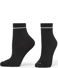 HUE Super Soft Striped Quarter Sock, 3-Pack