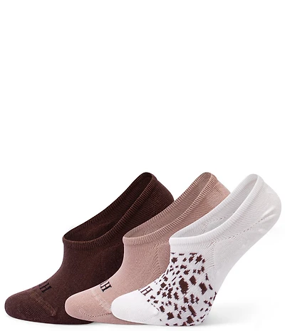 HUE The Perfect Sneaker Animal Print Liner Socks, 3 Pack