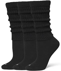 HUE The Slouch Crew Sock, 3-Pack