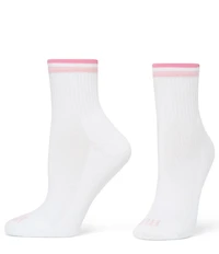 HUE Tipped Sport Mini Crew Socks, 6 Pack
