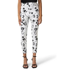 HUE Tulips Ultra Soft Denim Skimmer Leggings