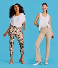 HUE Ultra Soft Denim Baby Bootcut Jeggings