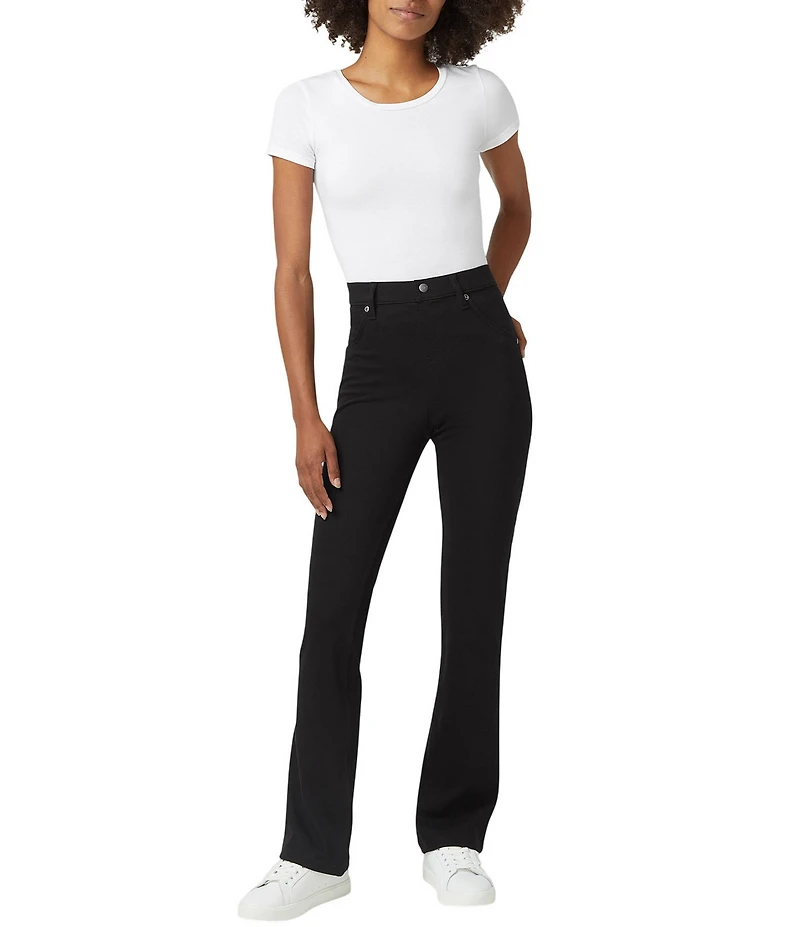 HUE Ultra Soft Denim Baby Bootcut Jeggings